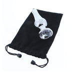 Gleaming Butt Plug Set Silver|Detail View|"luxury metal plug details-detail view"|