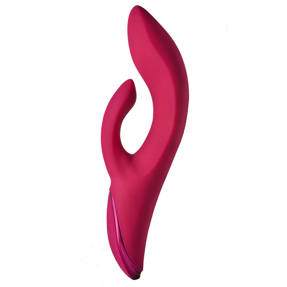 Sparkling Julia Duo Vibrator|Front View|"Dual stimulation vibrator - front view"