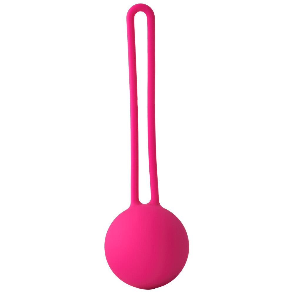 Flirts-Kegel-Ball-Pink|Front View|"pink kegel exerciser-front view"