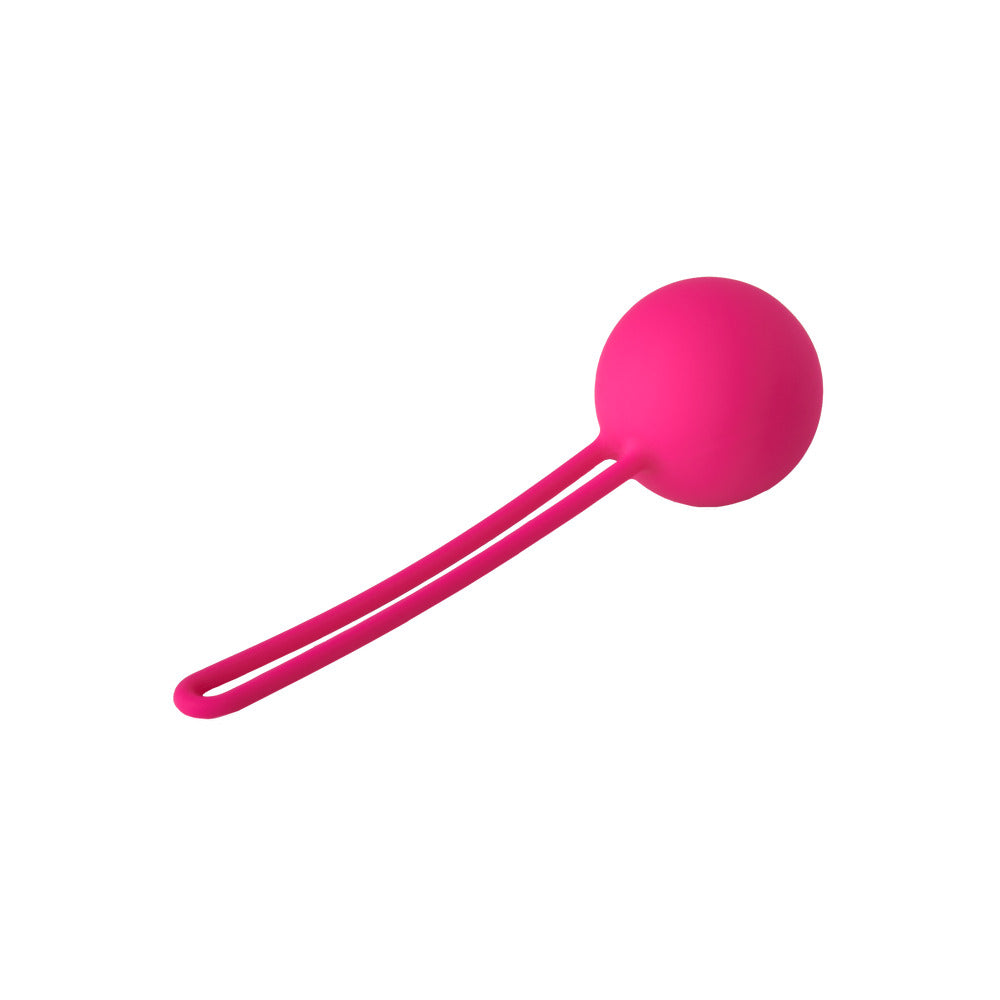 Flirts-Kegel-Ball-Pink|Side View|"single ball design-side view"