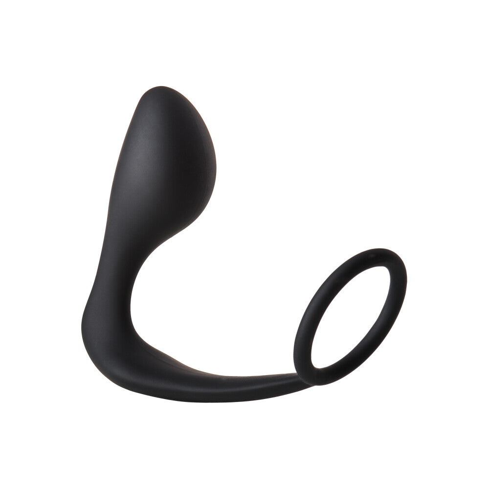 Fantasstic Anal Plug with Cock Ring|Front View|"combo plug set-front view"|