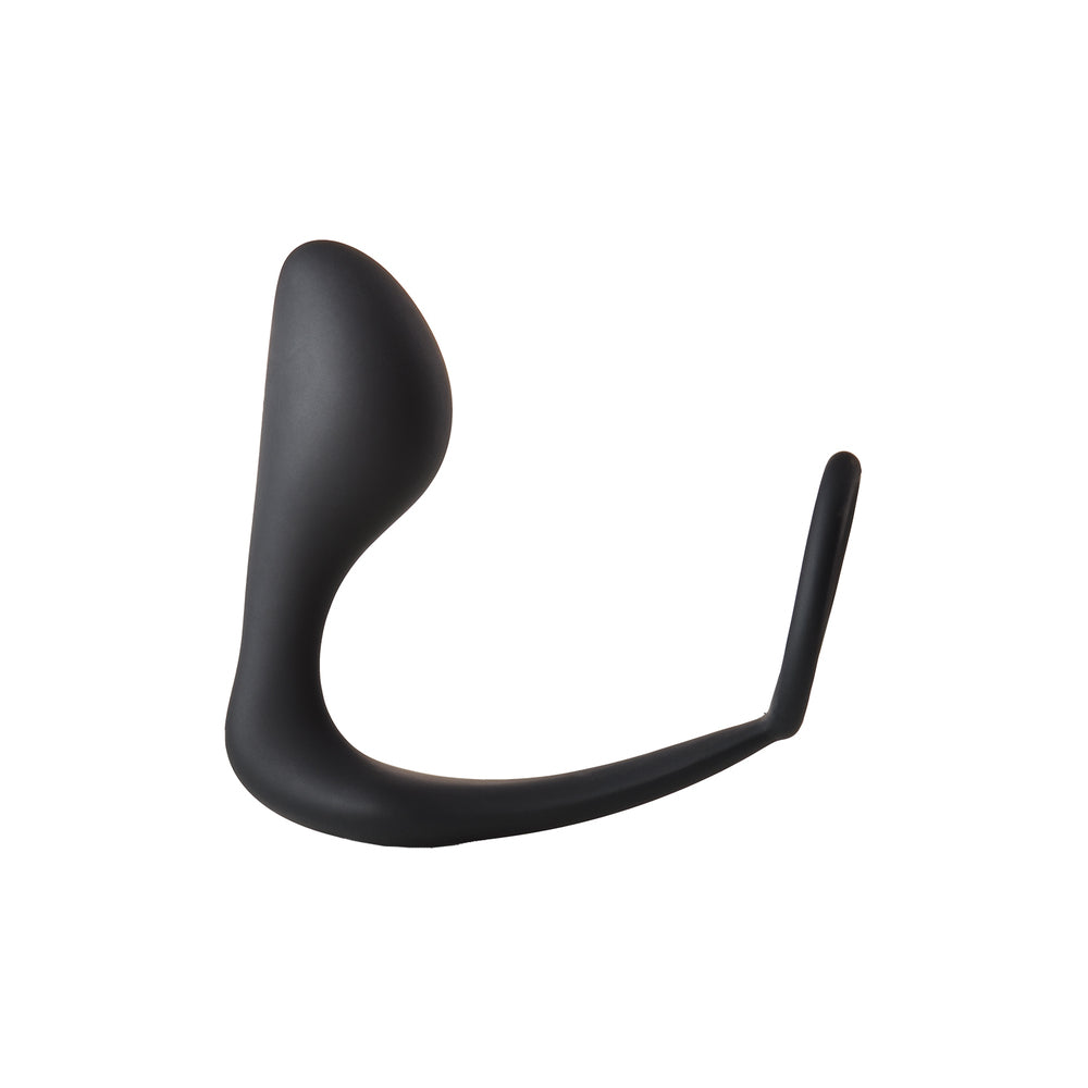 Fantasstic Anal Plug with Cock Ring|Side View|"ring design-side view"|