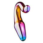 Glamour Glass Sleek Anal Tail Plug|Front View|"glass tail plug-front view"|