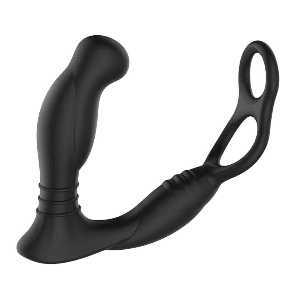 Nexus-Simul8-Dual-Prostate-And-Perineum-Cock-And-Ball-Toy|Front View|"dual function device-front view"