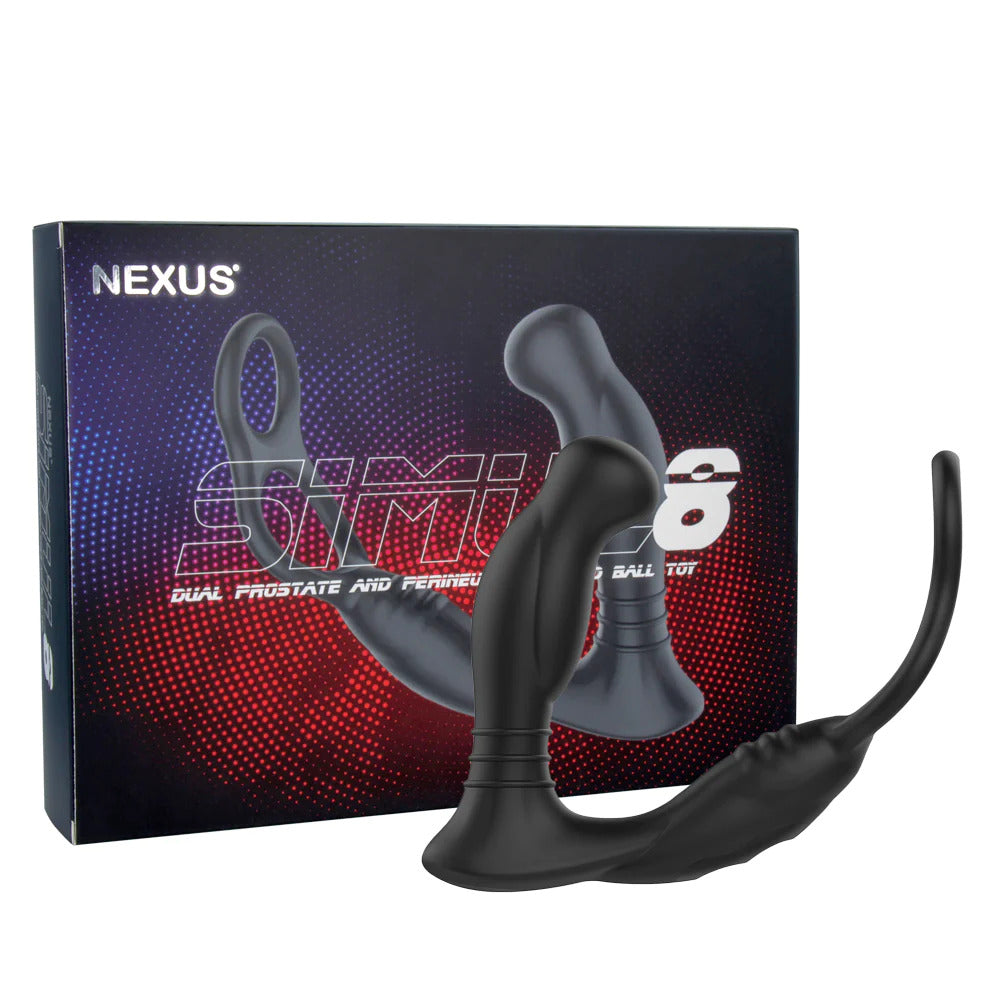Nexus-Simul8-Dual-Prostate-And-Perineum-Cock-And-Ball-Toy|Detail View|"control interface-detail view"