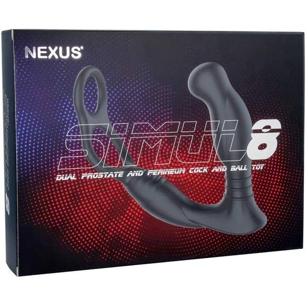 Nexus-Simul8-Dual-Prostate-And-Perineum-Cock-And-Ball-Toy|Set View|"complete kit-set view"