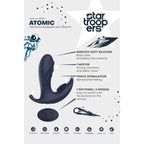 Startroopers Atomic Prostate Massager | Back View | "Atomic massager - back view"