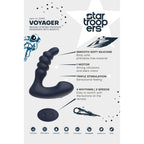 Startroopers Voyager Prostate Massager | Back View | "Prostate massager - back view"
