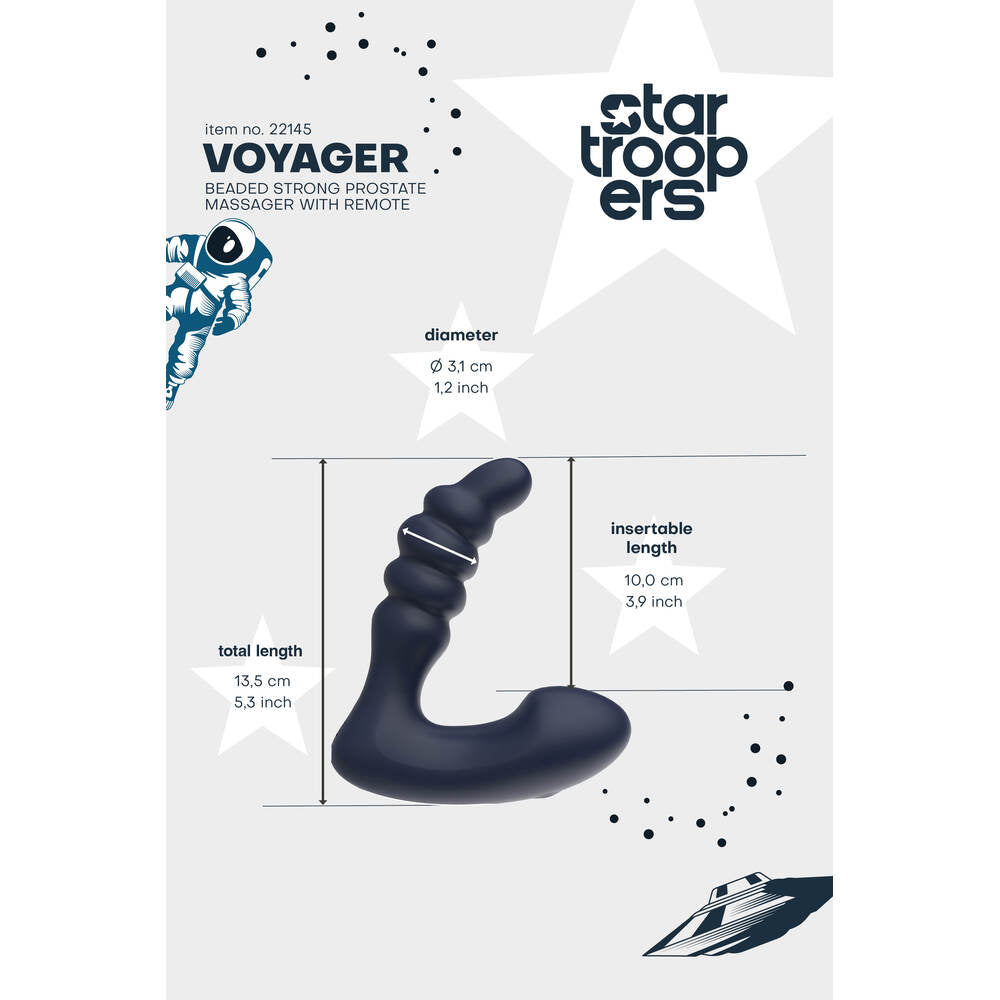 Startroopers Voyager Prostate Massager | Detail View | "Prostate massager - detail view"