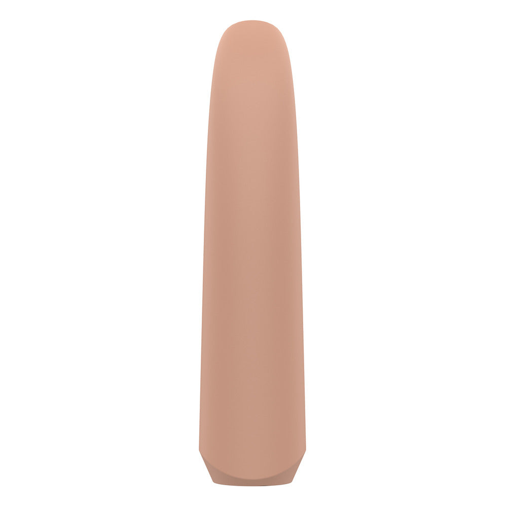 Nude Laurel Mini Travel Massager|Side View|"Nude Laurel Mini Travel Massager - side view"