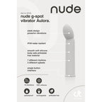 Nude Aulora Mini GSpot Vibrator|Back View|"Nude Aulora Mini GSpot Vibrator - back view"