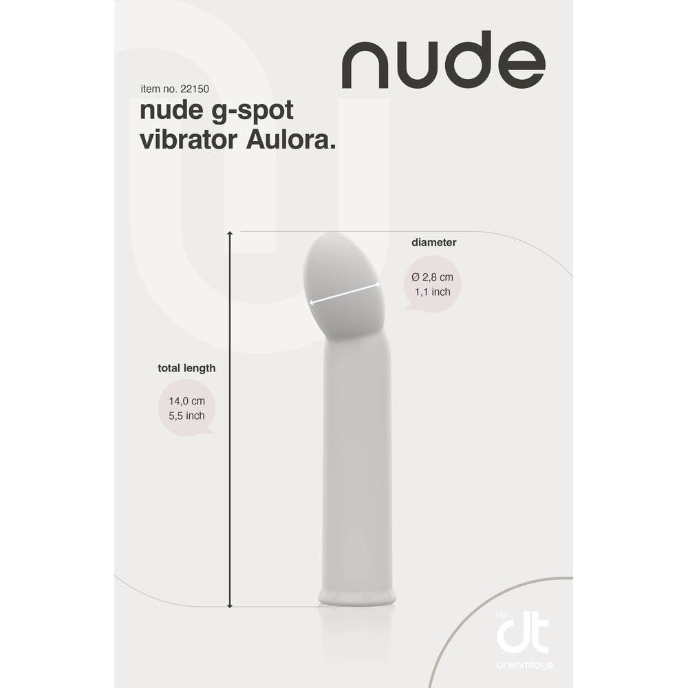 Nude Aulora Mini GSpot Vibrator|Detail View|"Nude Aulora Mini GSpot Vibrator - detail view"