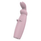 Nude Hazel Mini Rabbit Massager|Side View|"Nude Hazel Mini Rabbit Massager - side view"