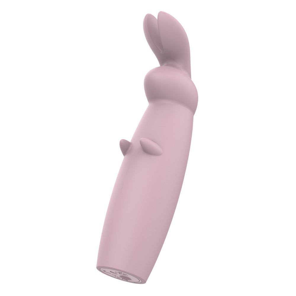 Nude Hazel Mini Rabbit Massager|Side View|"Nude Hazel Mini Rabbit Massager - side view"