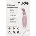 Nude Hazel Mini Rabbit Massager|Back View|"Nude Hazel Mini Rabbit Massager - back view"
