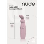 Nude Hazel Mini Rabbit Massager|Detail View|"Nude Hazel Mini Rabbit Massager - detail view"