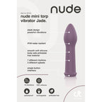 Nude Jade Mini Torp Vibrator|Back View|"Nude Jade Mini Torp Vibrator - back view"
