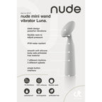Nude Luna Mini Wand Vibrator|Back View|"Nude Luna Mini Wand Vibrator - back view"