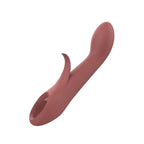Nude Sierra GSpot Duo Vibrator | Side View | "Duo vibrator - side view"