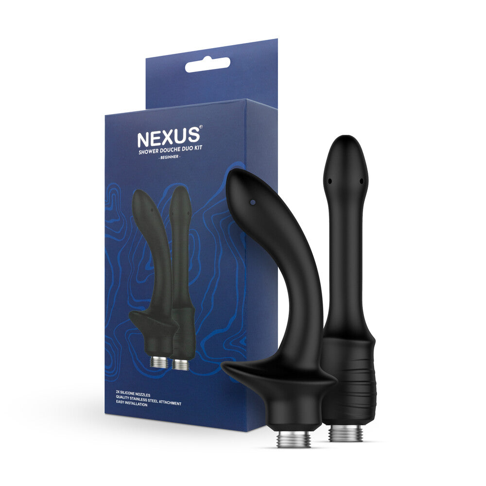 Nexus Shower Douche Duo Kit Beginner|Front View|"duo kit-front view adult toys direct"|