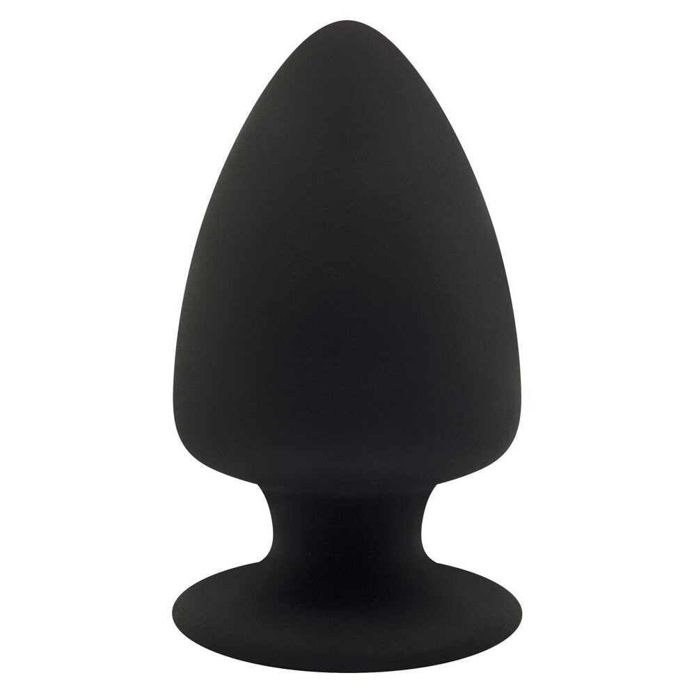 Silexd Premium Silicone Medium Butt Plug|Front View|"premium medium plug-front view"|