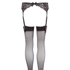 NOXQSE Suspender Set Black|Detail View|"black suspender set - detail view"