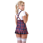 Cottelli Collection Costumes School Girl Dress|Side View|"schoolgirl costume dress - side view"