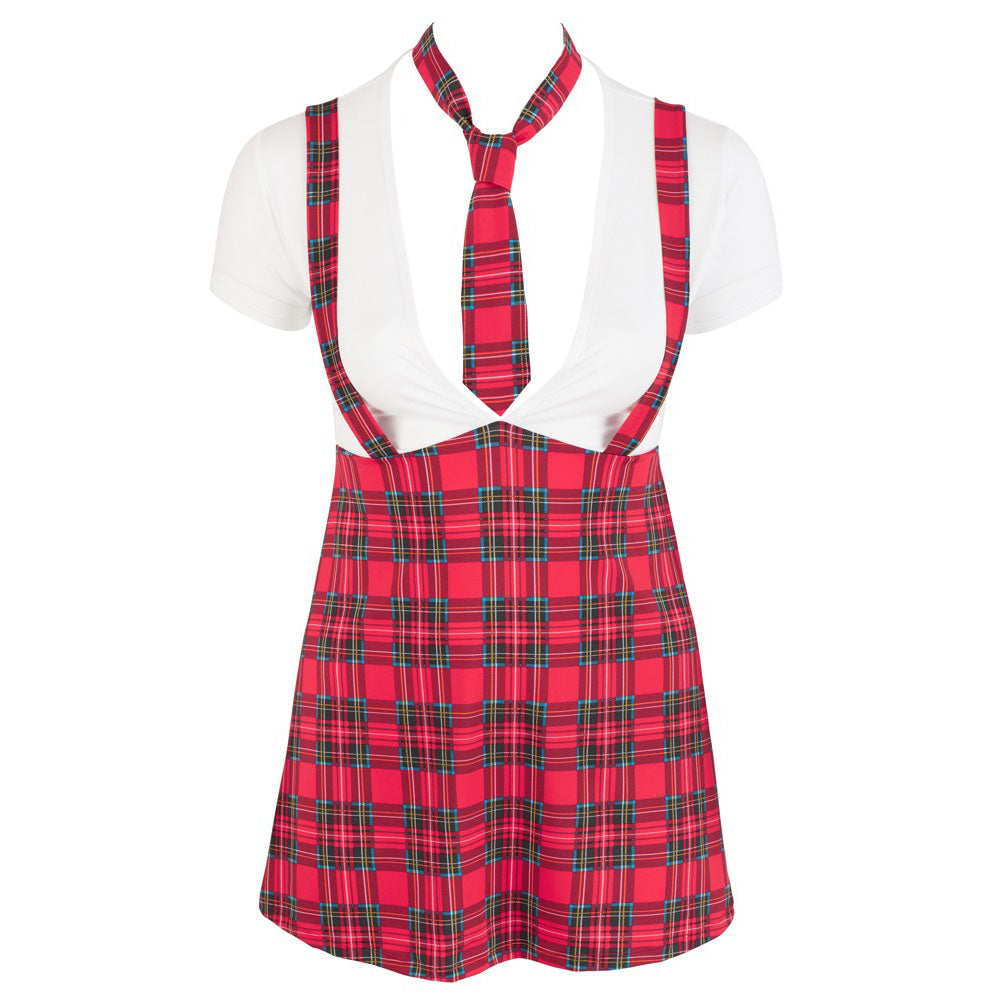 Cottelli Plus Size School Girl Uniform|Back View|"plus size schoolgirl costume - back view"