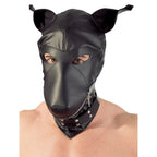 Imitation-Leather-Dog-Mask|Back-View|"mask-closure-back-view"
