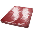 Red Orgy Bedsheets|Front View|"red waterproof play sheet premium-front view adult toys direct"|