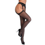 Suspender Stockings|Side View|"classic suspender stockings - side view"