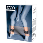 Zado Leather And Chain Ankle Leg Restraint|Detail View|"restraint features-detail view adult toys direct"|