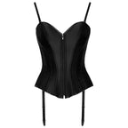 Cottelli Party Corset Black|Back View|"black party corset - back view"