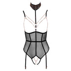 Abierta Fina Body With Chains|Back View|"chain body design - back view"