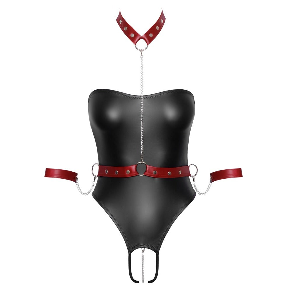 Cottelli Bondage Body With Harness|Back View|"bondage harness body - back view"