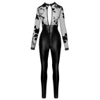 Noir Jumpsuit|Back View|"black jumpsuit - back view"