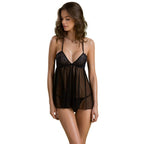 Passion Kerria Chemise|Front View|"elegant chemise lingerie - front view"