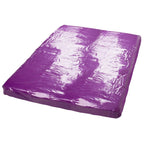 Purple Orgy Bedsheets|Front View|"purple waterproof play sheet premium-front view adult toys direct"|