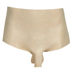LateX Boxers With Penis Sleeve Clear|Detail View|"latex details-detail view"|