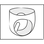 LateX Briefs with Anal Plug|Detail View|"latex details-detail view"|