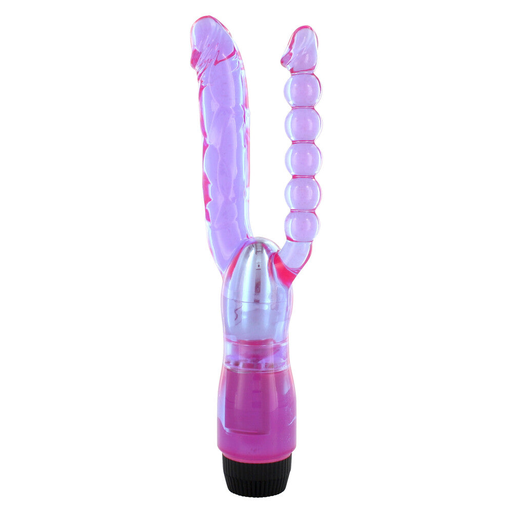XCEL Double Penetrating Vibrator|Front View|"Double penetrating vibe - front view"