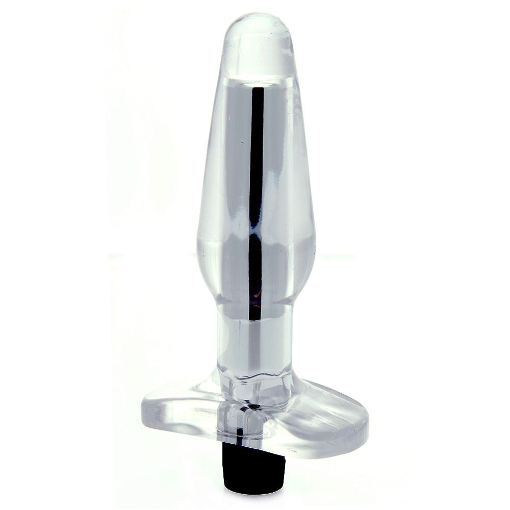 Aqua-Veee-Vibrating-Butt-Plug|Front View|"premium vibrating device-front view"