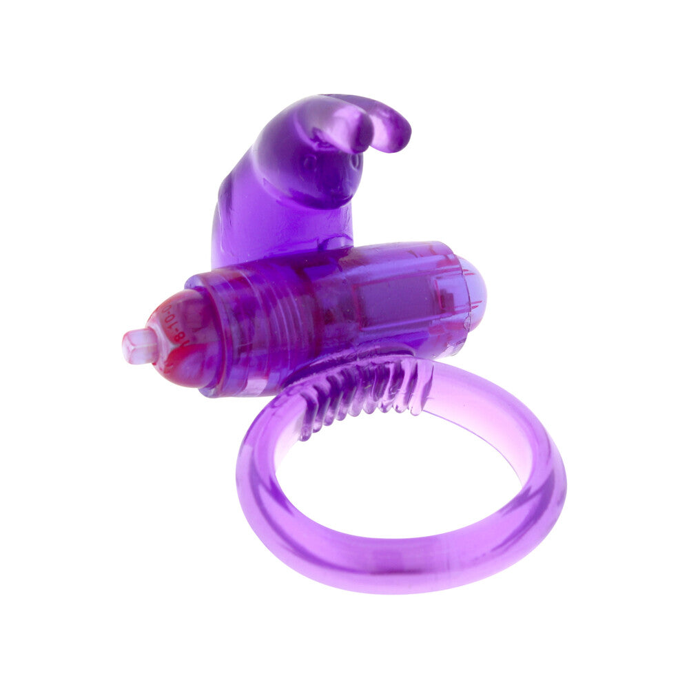 Rabbit Ultra Soft Vibrating Cock Ring|Front View|"ultra design - front view"
