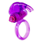 Rabbit Ultra Soft Vibrating Cock Ring|Side View|"soft detail - side view"