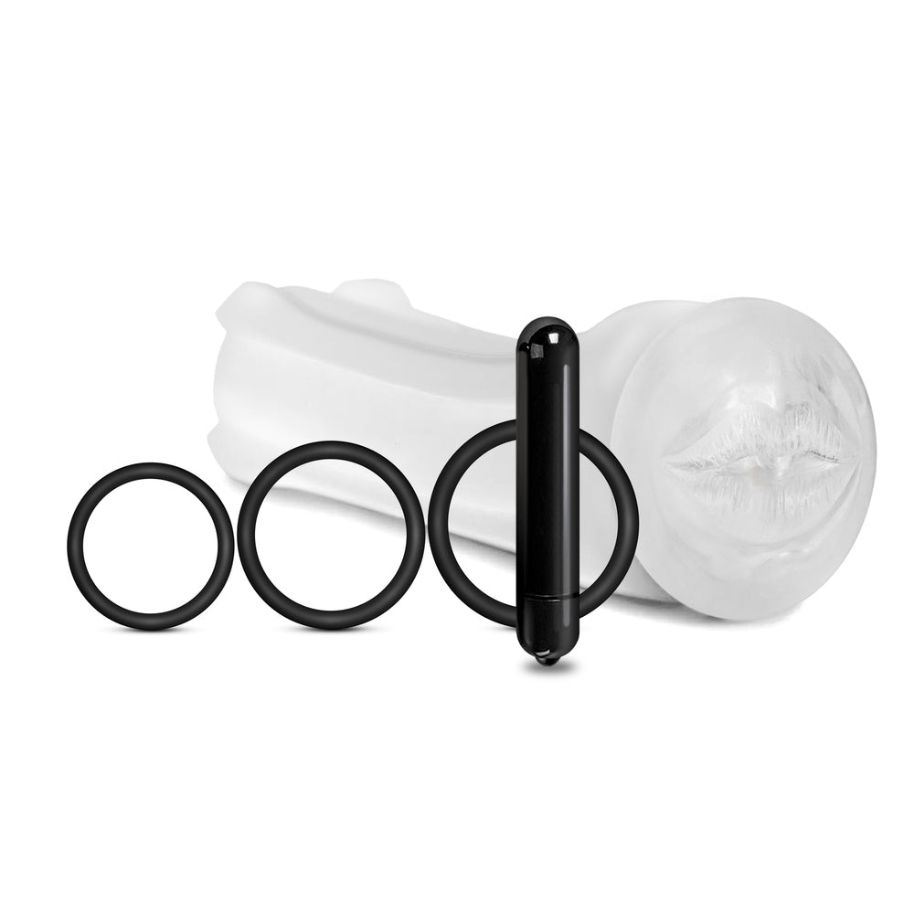 Happy Ending MSTR B8 Lip Service Vibrating Mouth Pack|Side View|"service detail - side view"