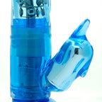 ToyJoy Twin Turbo Dolphin Vibrator|Side View|"Premium dual stimulation device - side view"