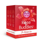 Skins Rose Buddies The Rose Flix Clitoral Massager Red|Detail View|"Multi-function controls - detail view"