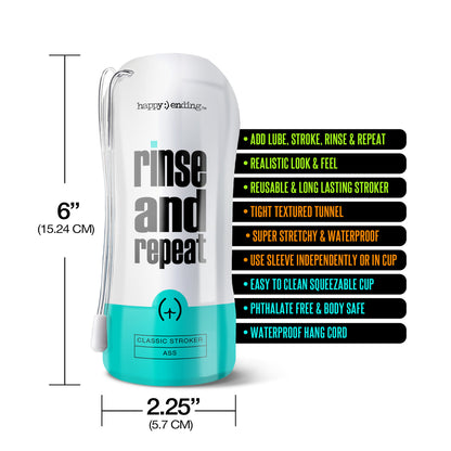 Happy Ending Rinse And Repeat Ass Stroker|Detail View|"surface detail - detail view"