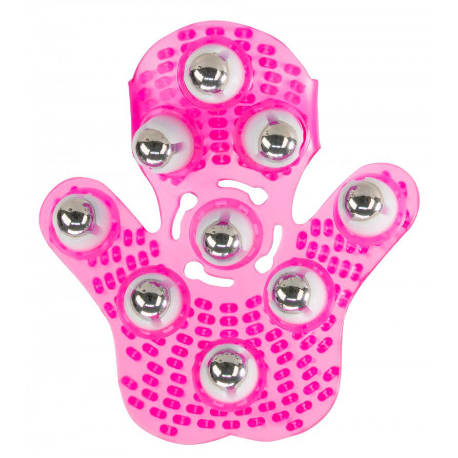 Roller Balls Massager Glove | Main | "massage glove with rollers - main view"