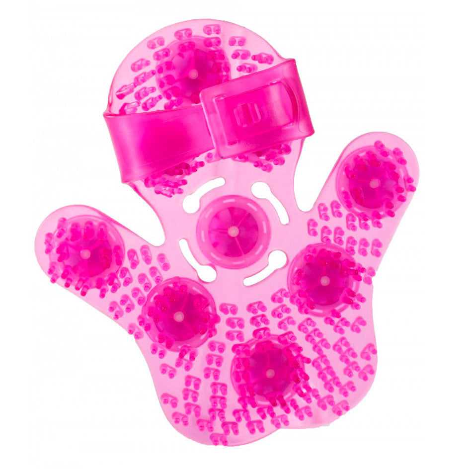 Roller Balls Massager Glove | Detail | "rolling ball texture - detail view"